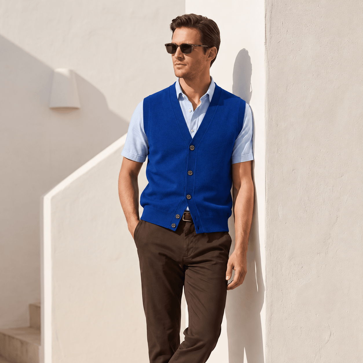 KNITTED VEST